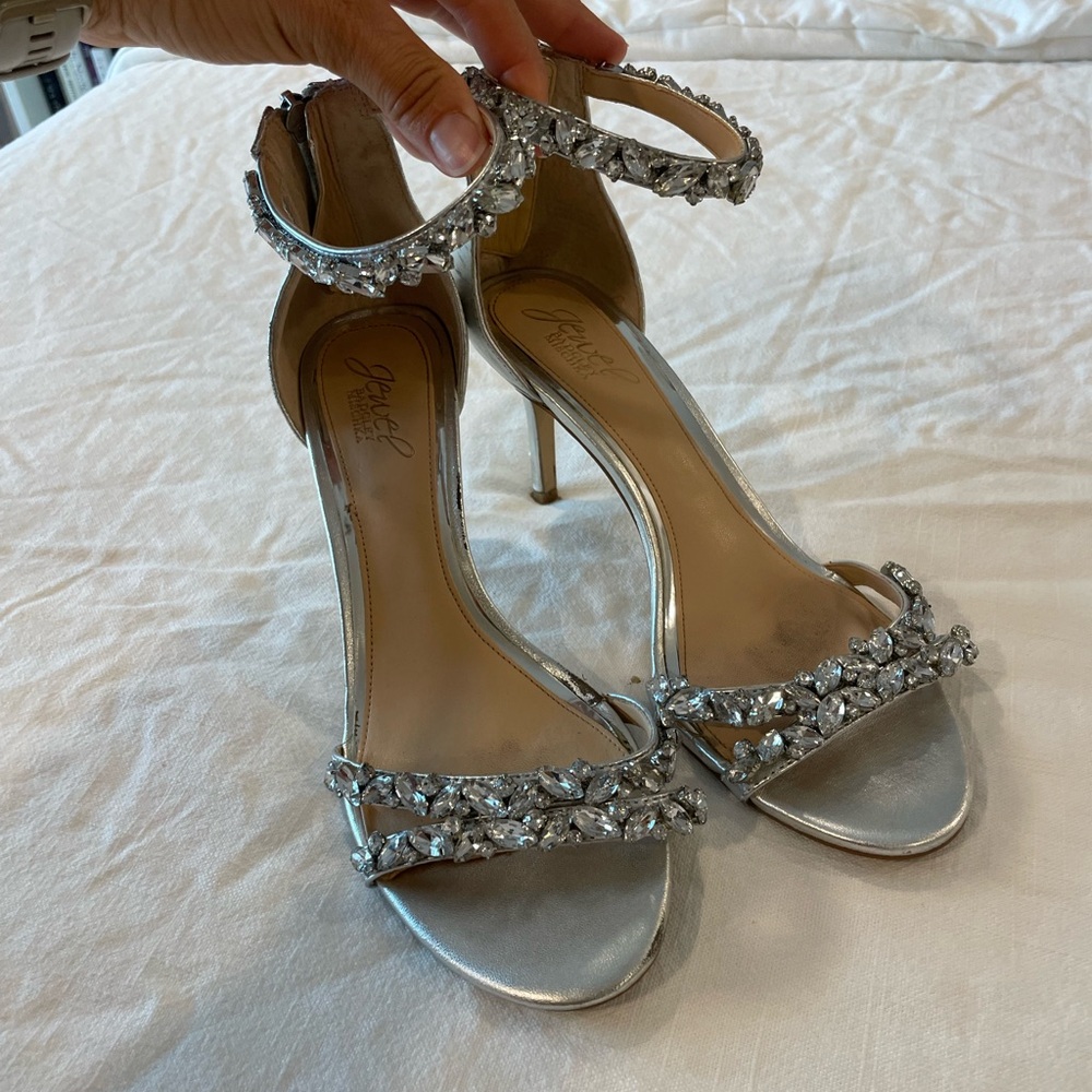 Mishka Badgley jewel heels